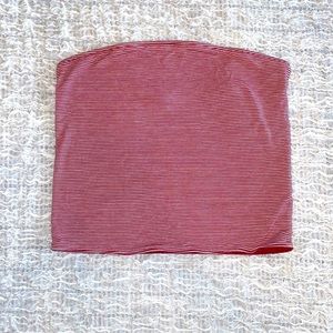 American Eagle cropped reversible tube top